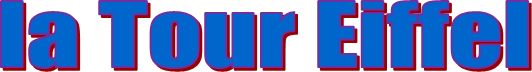la Tour Eiffel